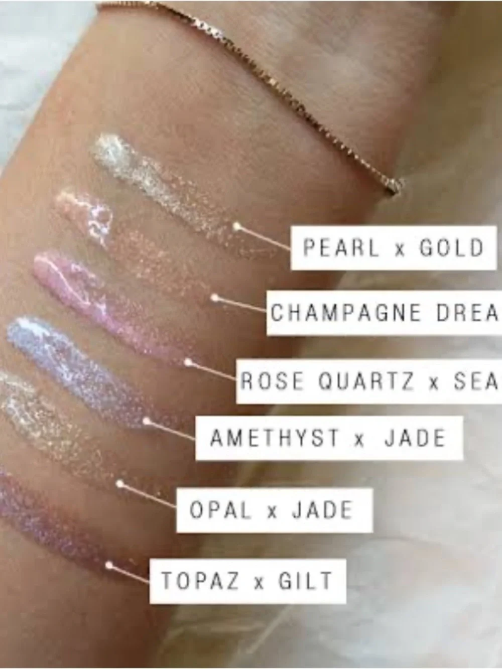 ⚡️♥️Becca Pearl x Gold Liquid Crystal Glow Gloss